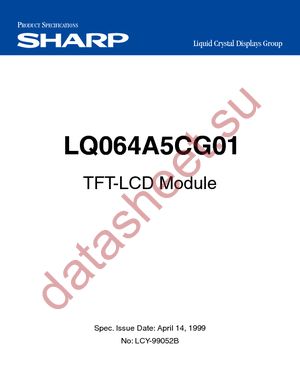 LQ064A5CG01 datasheet  